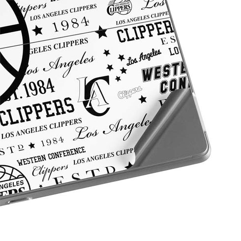 NBA Los Angeles Clippers Blast Logos Surface Pro 8 Skin